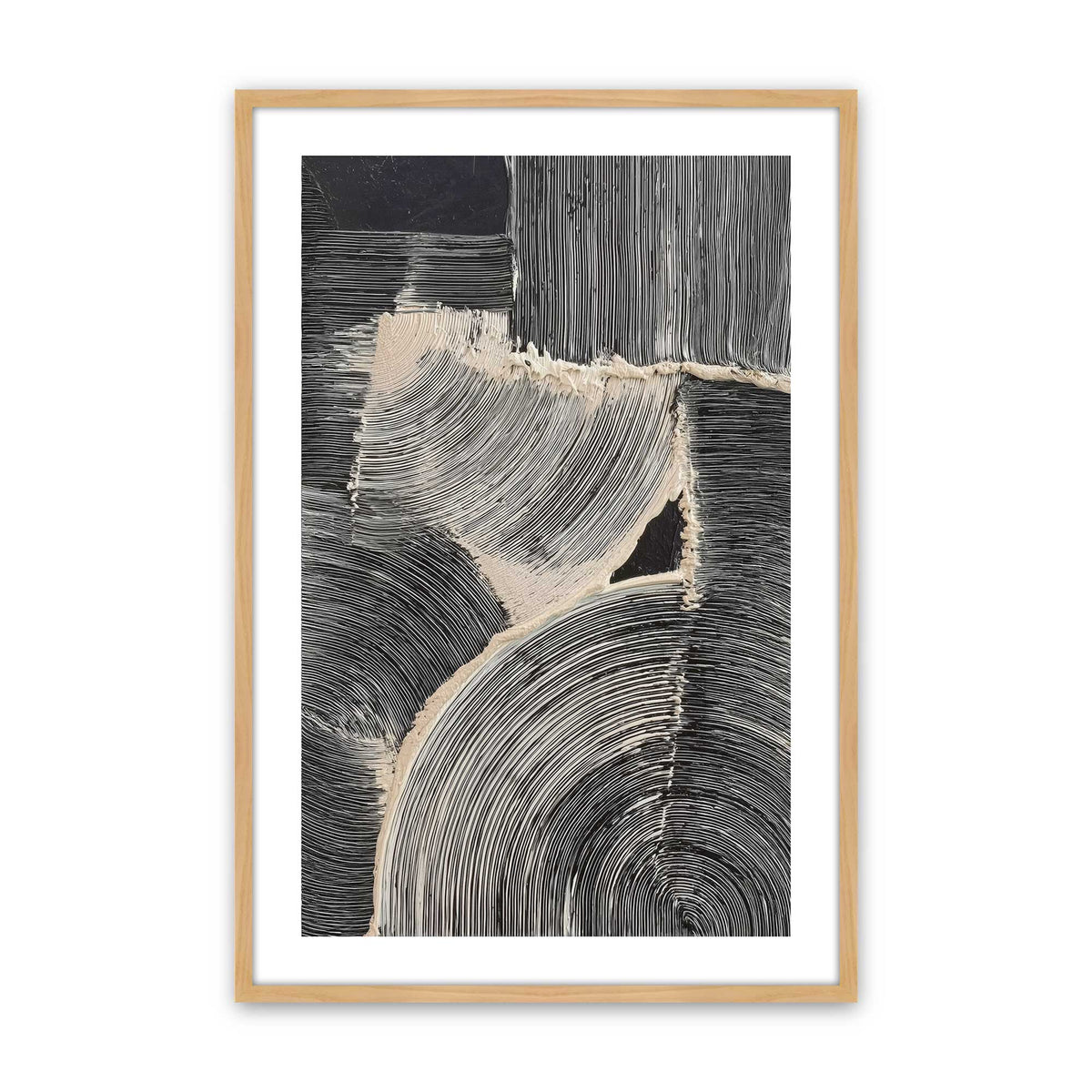 [Color:American Maple], Picture of art in a American Maple frame