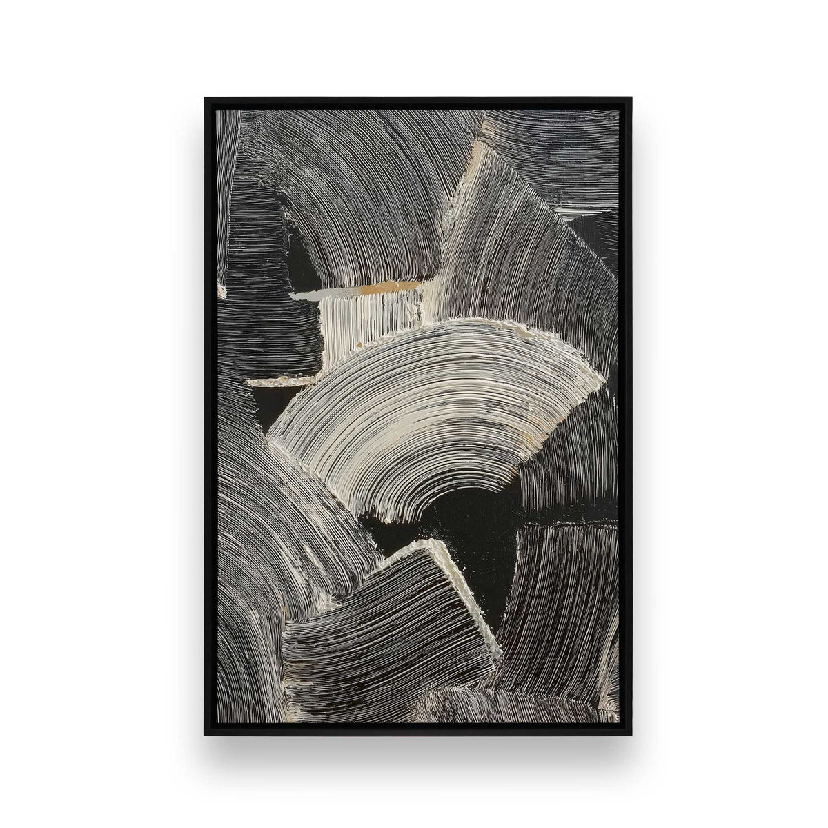 [Color:Satin Black], Picture of art in a Satin Black frame