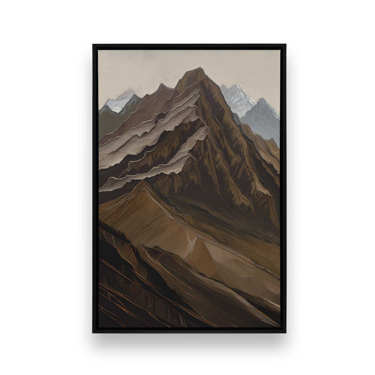[Color:Satin Black], Picture of art in a Satin Black frame
