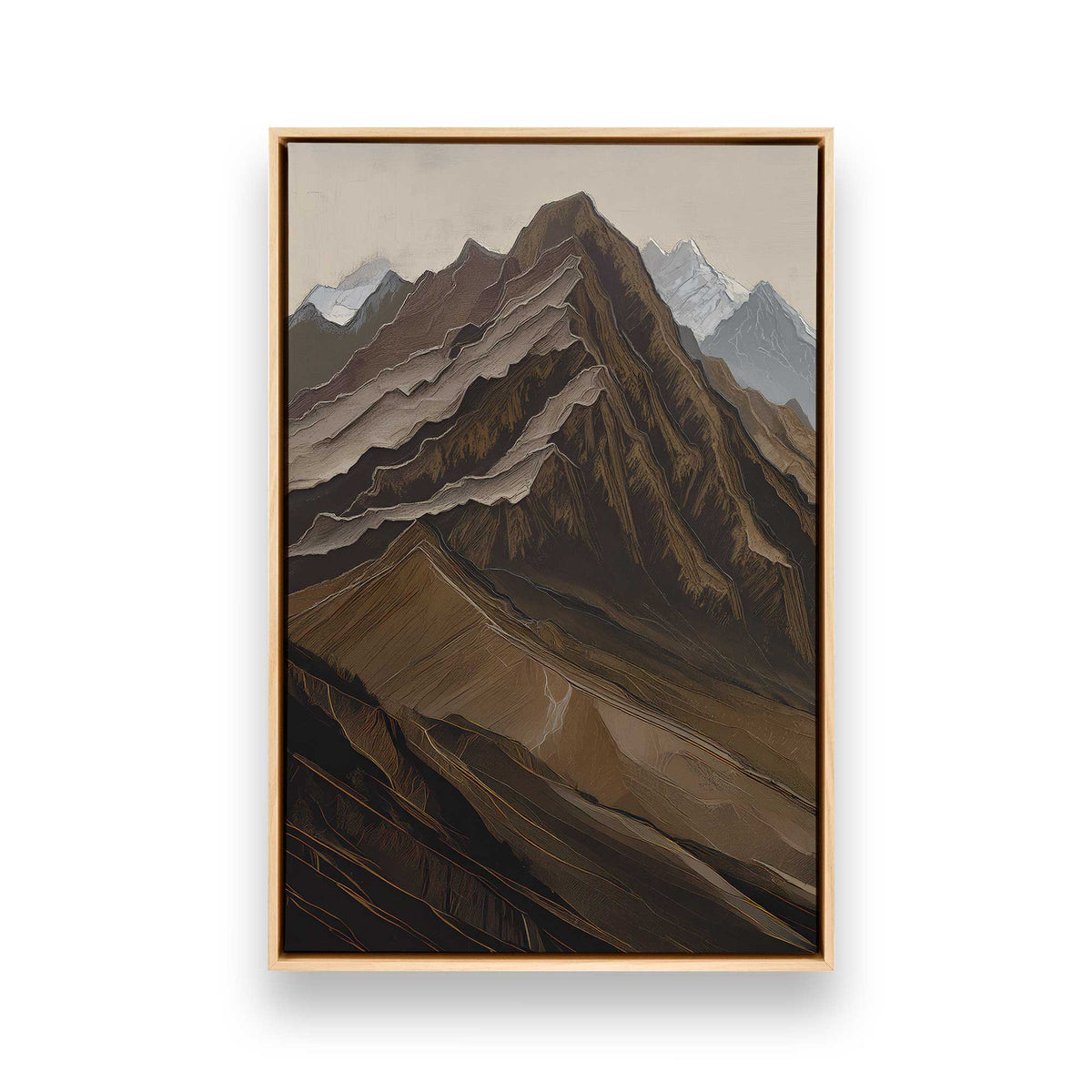 [Color:American Maple], Picture of art in a American Maple frame