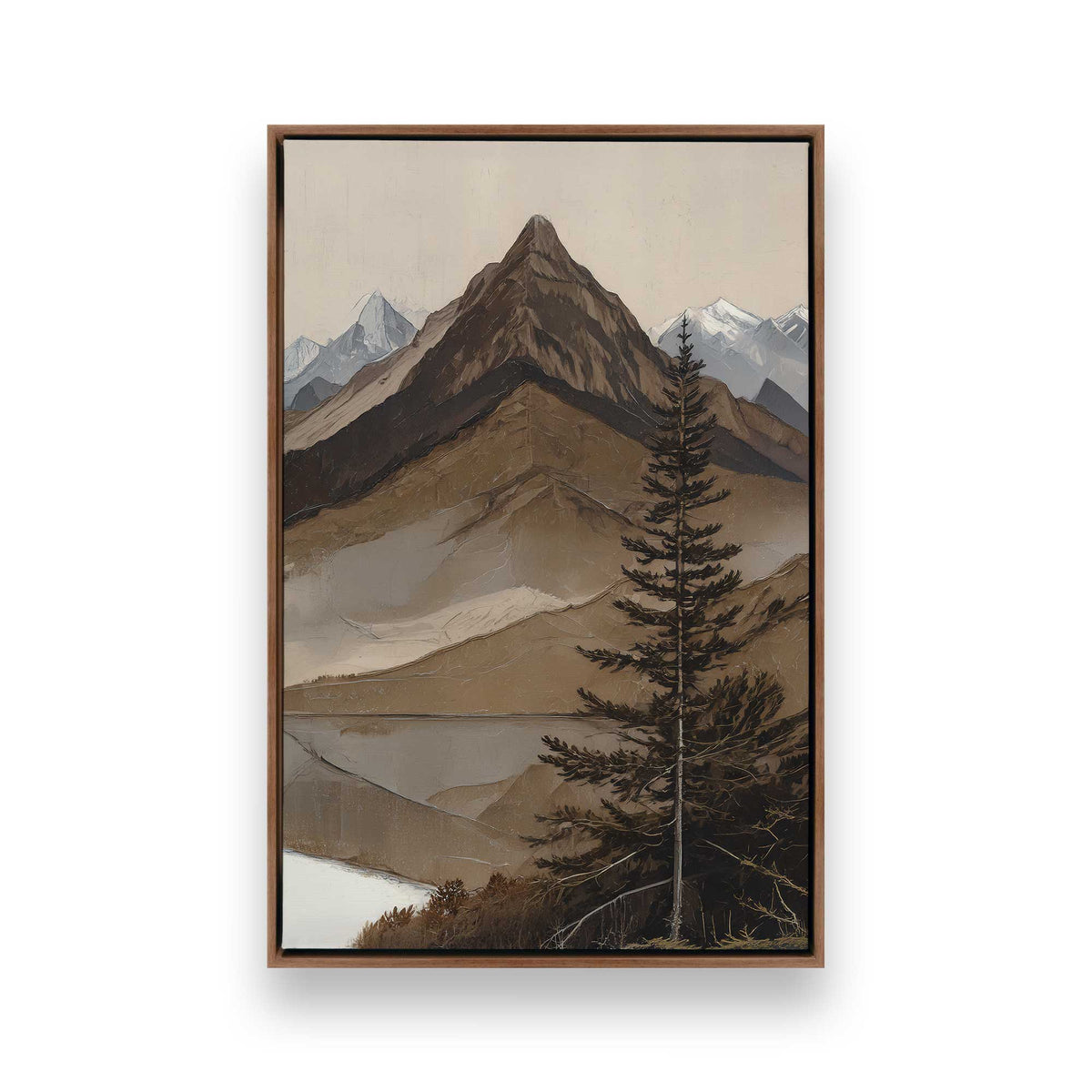 [Color:Walnut], Picture of art in a Walnut frame