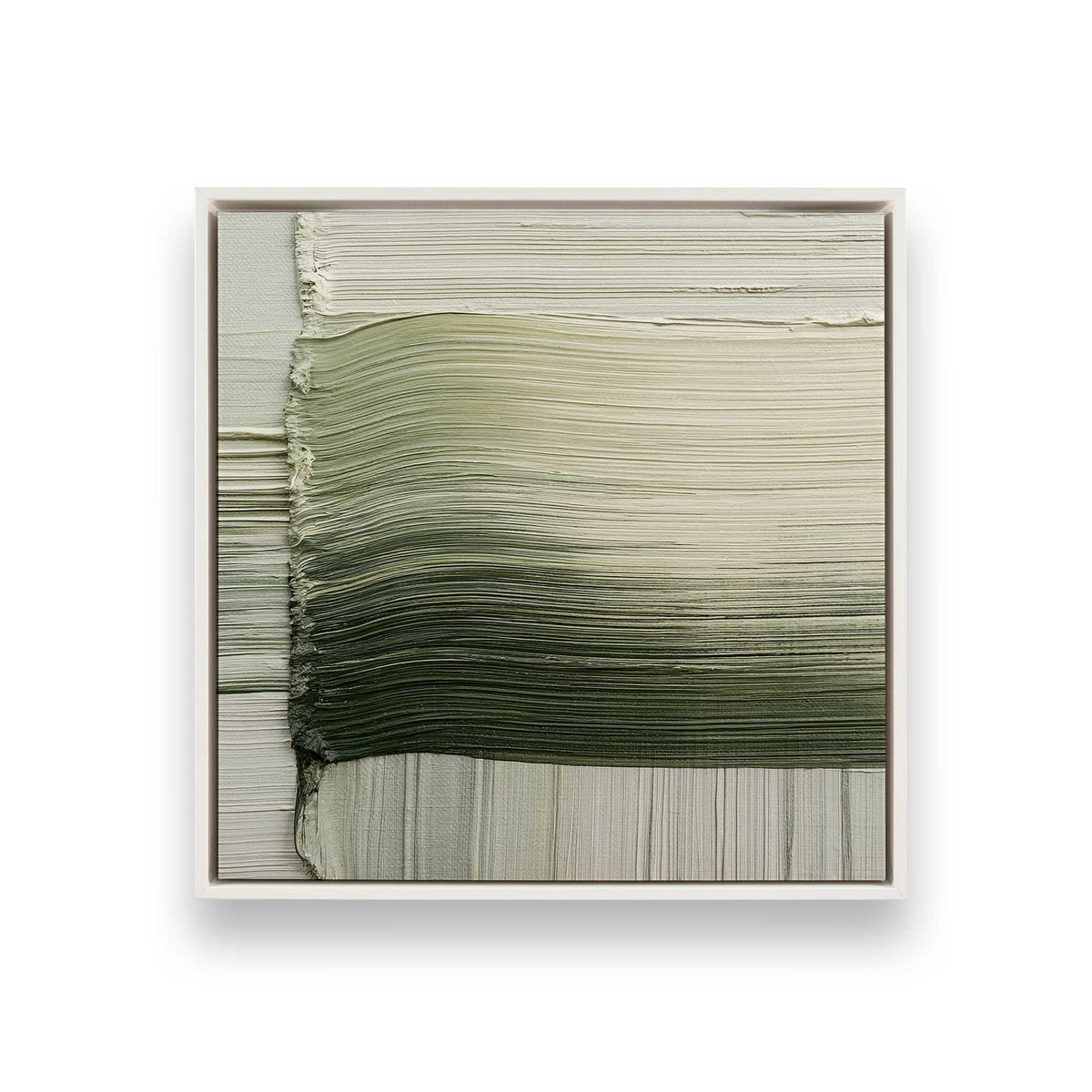 [Color:Opaque White], Picture of art in a White frame