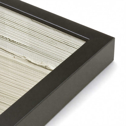 [Color:Satin Black], Picture of art in a Satin Black frame at an angle