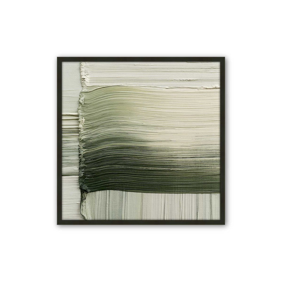 [Color:Satin Black], Picture of art in a Satin Black frame