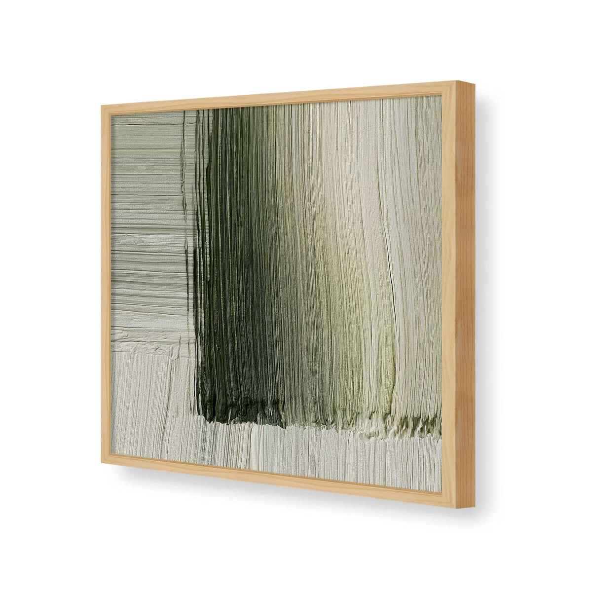 [Color:American Maple], Picture of art in a American Maple frame of the corner
