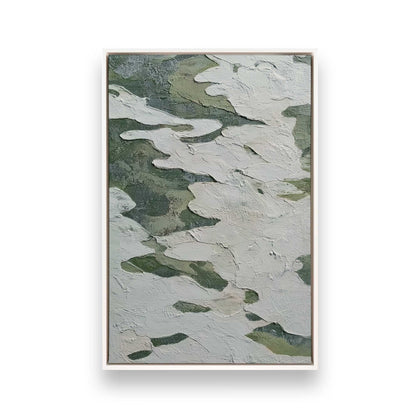[Color:Opaque White], Picture of art in a White frame