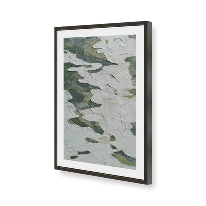[Color:Satin Black], Picture of art in a Satin Black frame of the corner