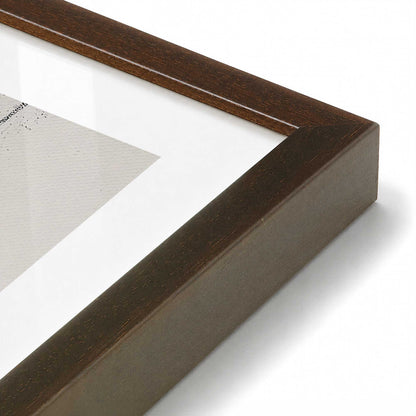 [Color:Belvinder Brown], Picture of art in a Belvinder Brown frame at an angle
