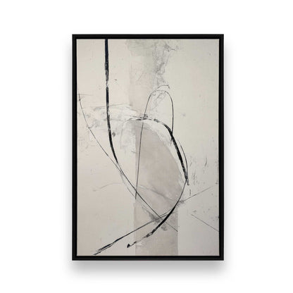 [Color:Satin Black], Picture of art in a Satin Black frame