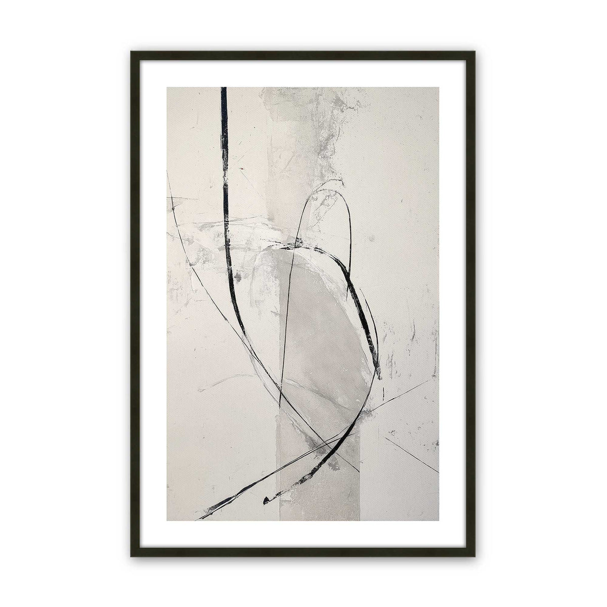 [Color:Satin Black], Picture of art in a Satin Black frame