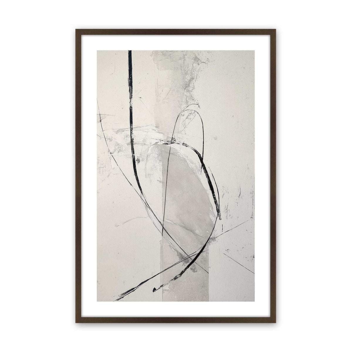 [Color:Brown], Picture of art in a Brown frame