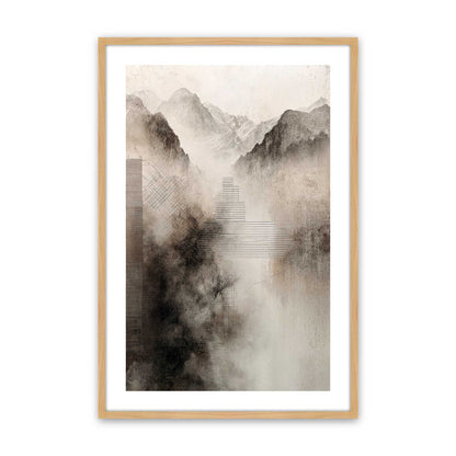 [Color:American Maple], Picture of art in an American Maple frame