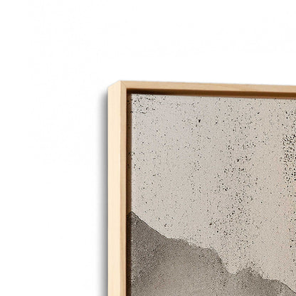 [Color:American Maple], Picture of art in a American Maple frame at an angle
