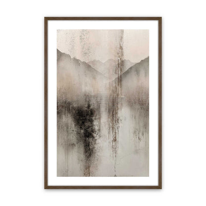 [Color:Walnut], Picture of art in a Walnut frame