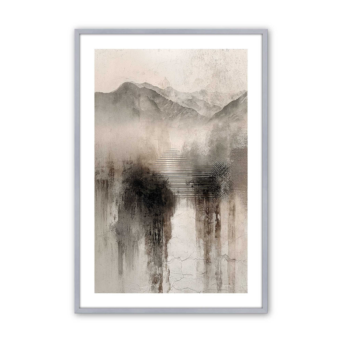 [Color:Polished Chrome], Picture of art in a Polished Chrome frame