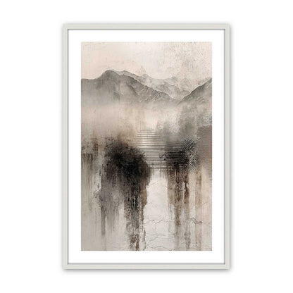 [Color:Opaque White], Picture of art in a Opaque White frame