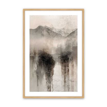 [Color:American Maple], Picture of art in an American Maple frame