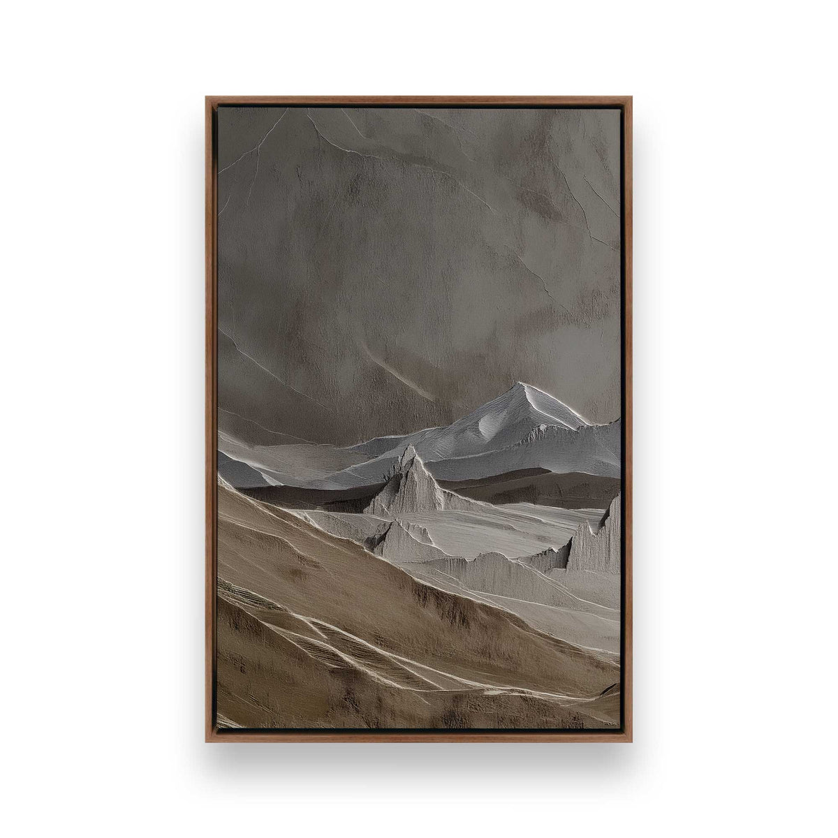 [Color:Walnut], Picture of art in a Walnut frame