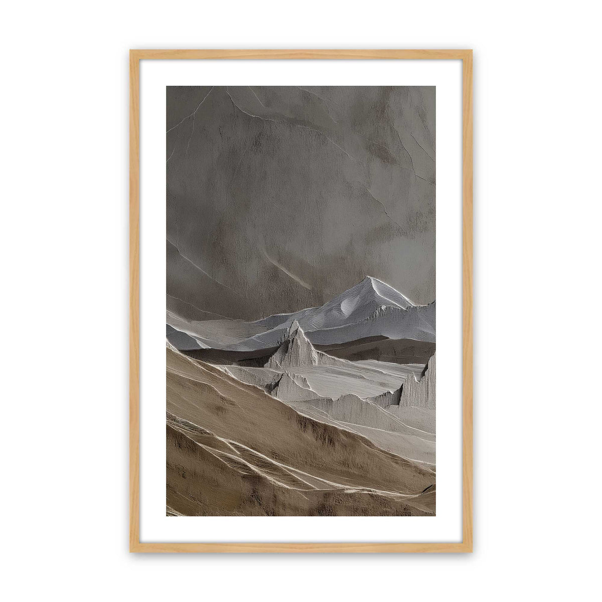 [Color:American Maple], Picture of art in an American Maple frame