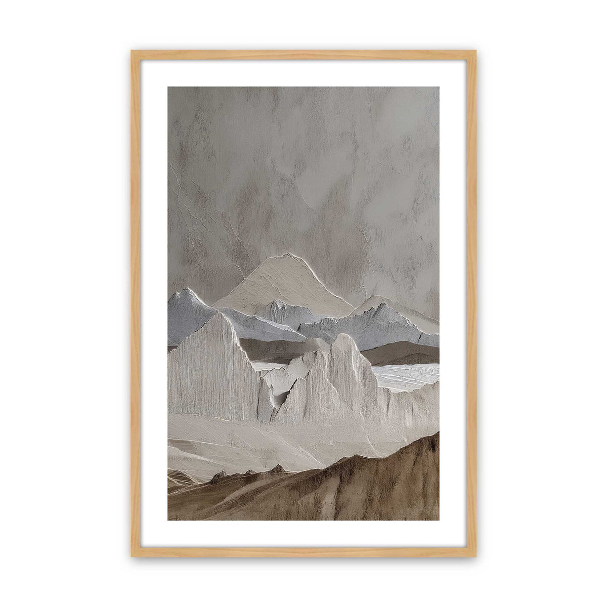 [Color:American Maple], Picture of art in an American Maple frame