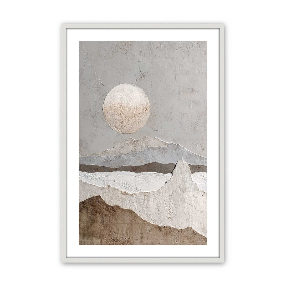 [Color:Opaque White], Picture of art in an Opaque White frame