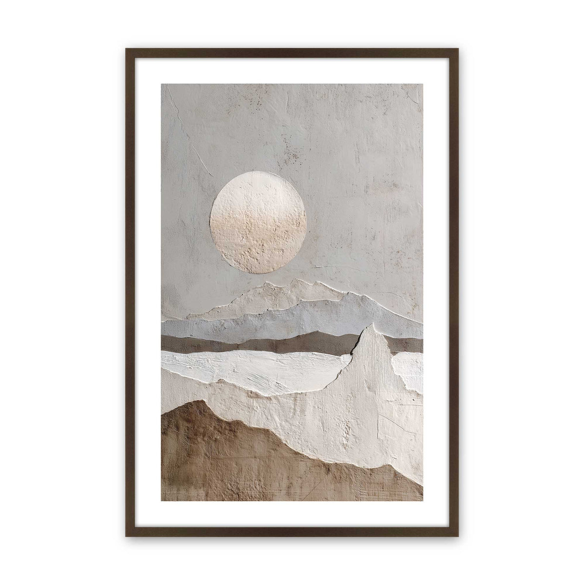 [Color:Belvinder Brown], Picture of art in a Belvinder Brown frame