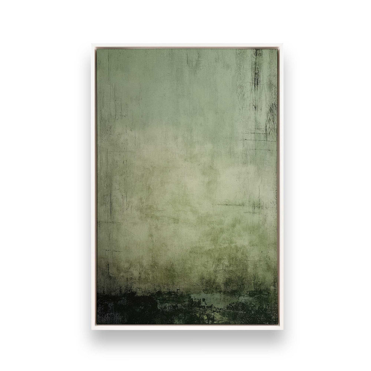 [Color:Opaque White], Picture of art in a White frame