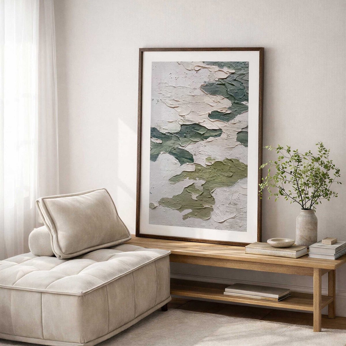 Picture of art in a room