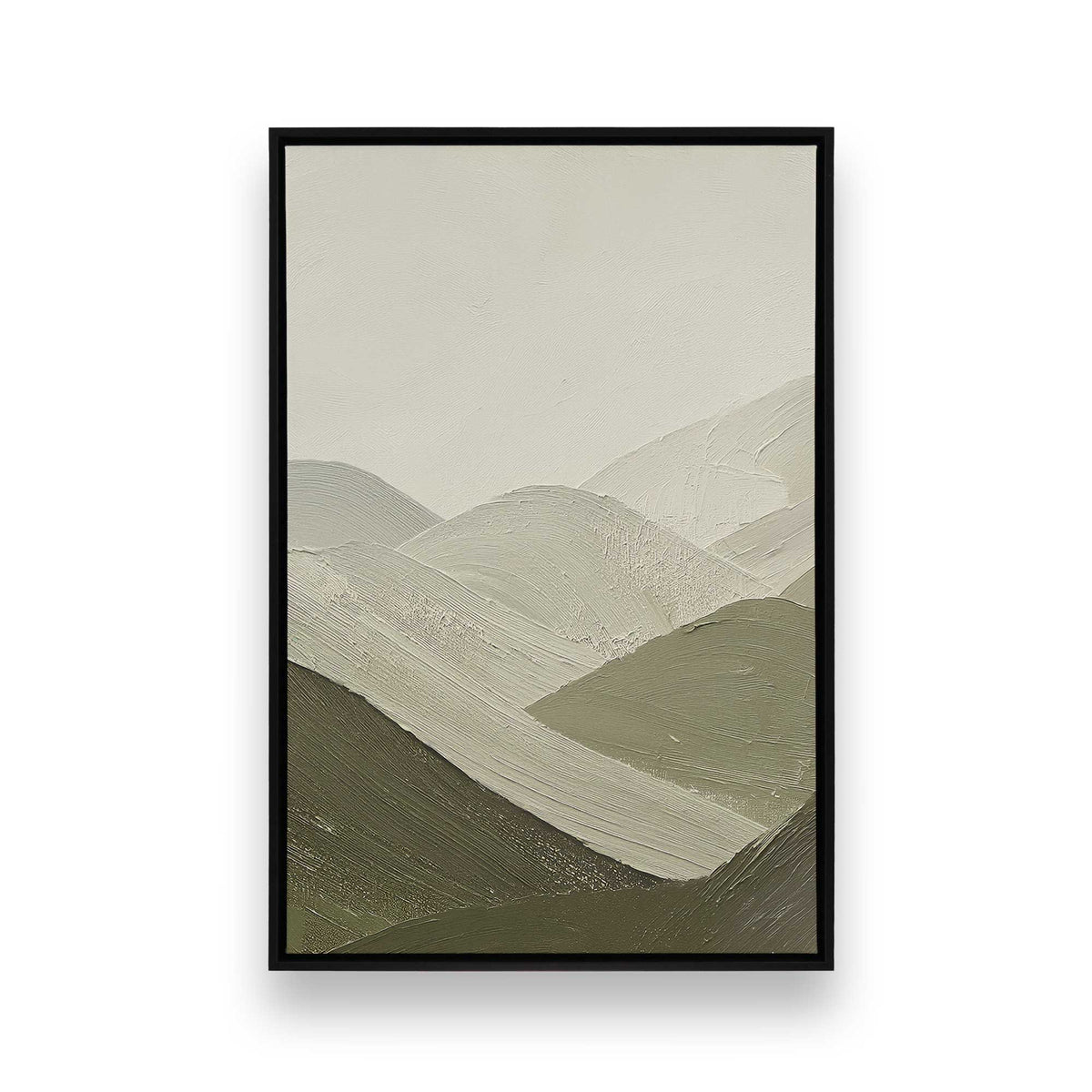 [Color:Satin Black], Picture of art in a Satin Black frame