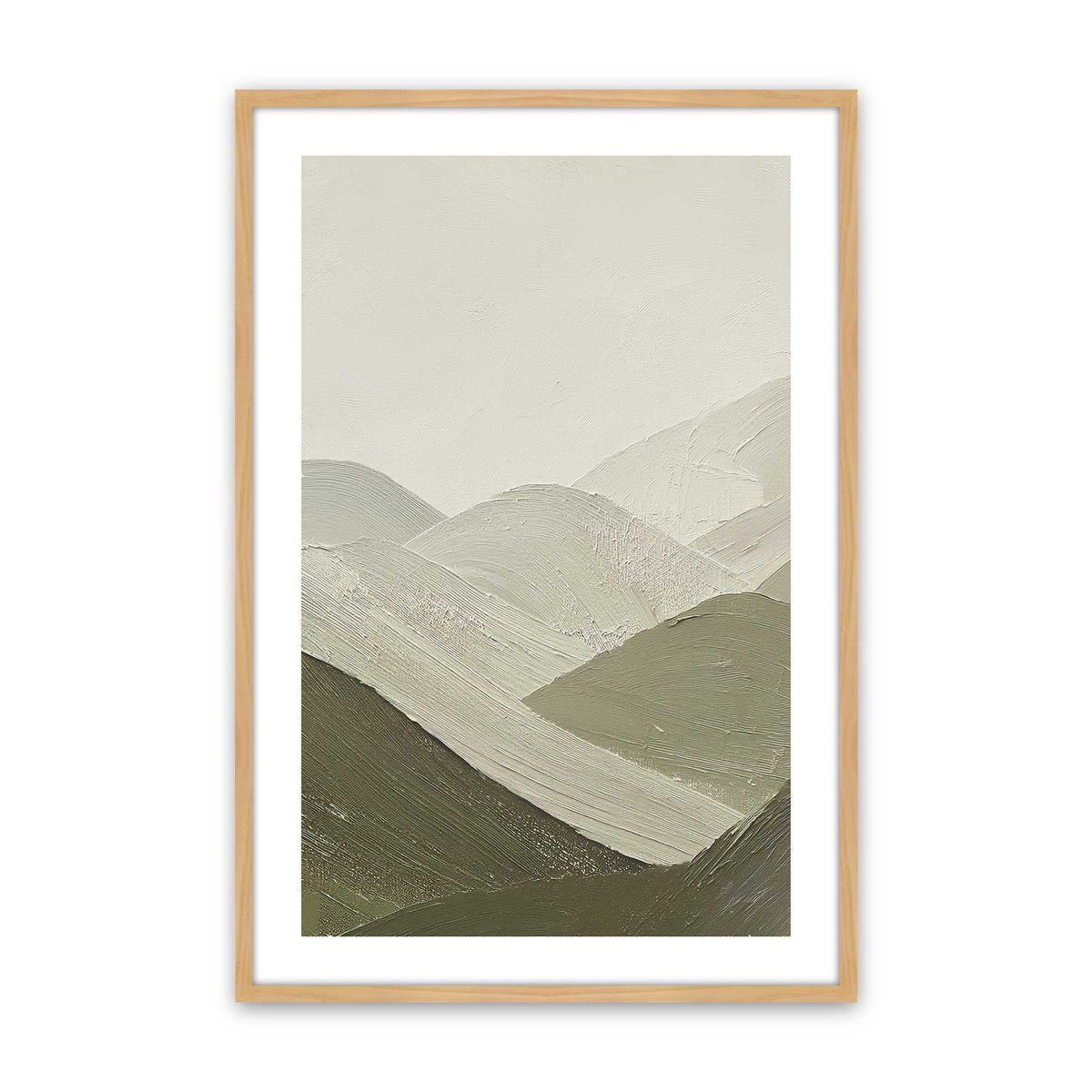 [Color:American Maple], Picture of art in an American Maple frame
