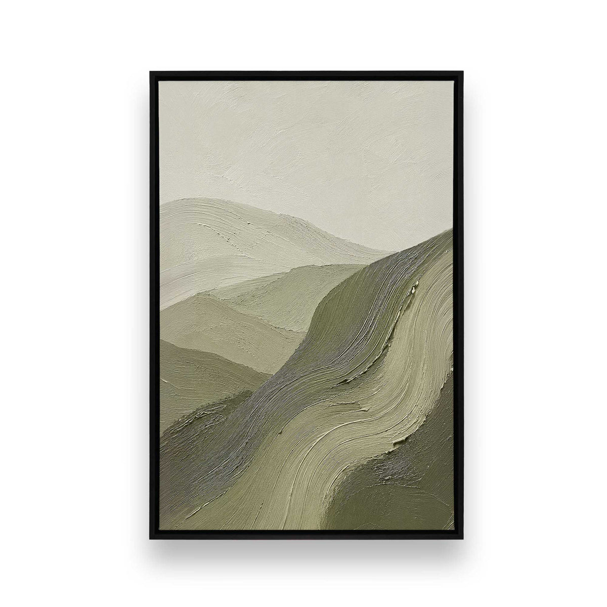 [Color:Satin Black], Picture of art in a Satin Black frame