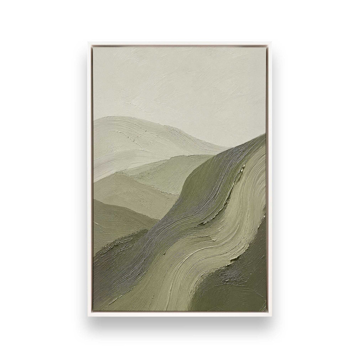 [Color:Opaque White], Picture of art in a White frame