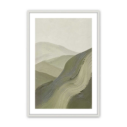 [Color:Opaque White], Picture of art in an Opaque White frame