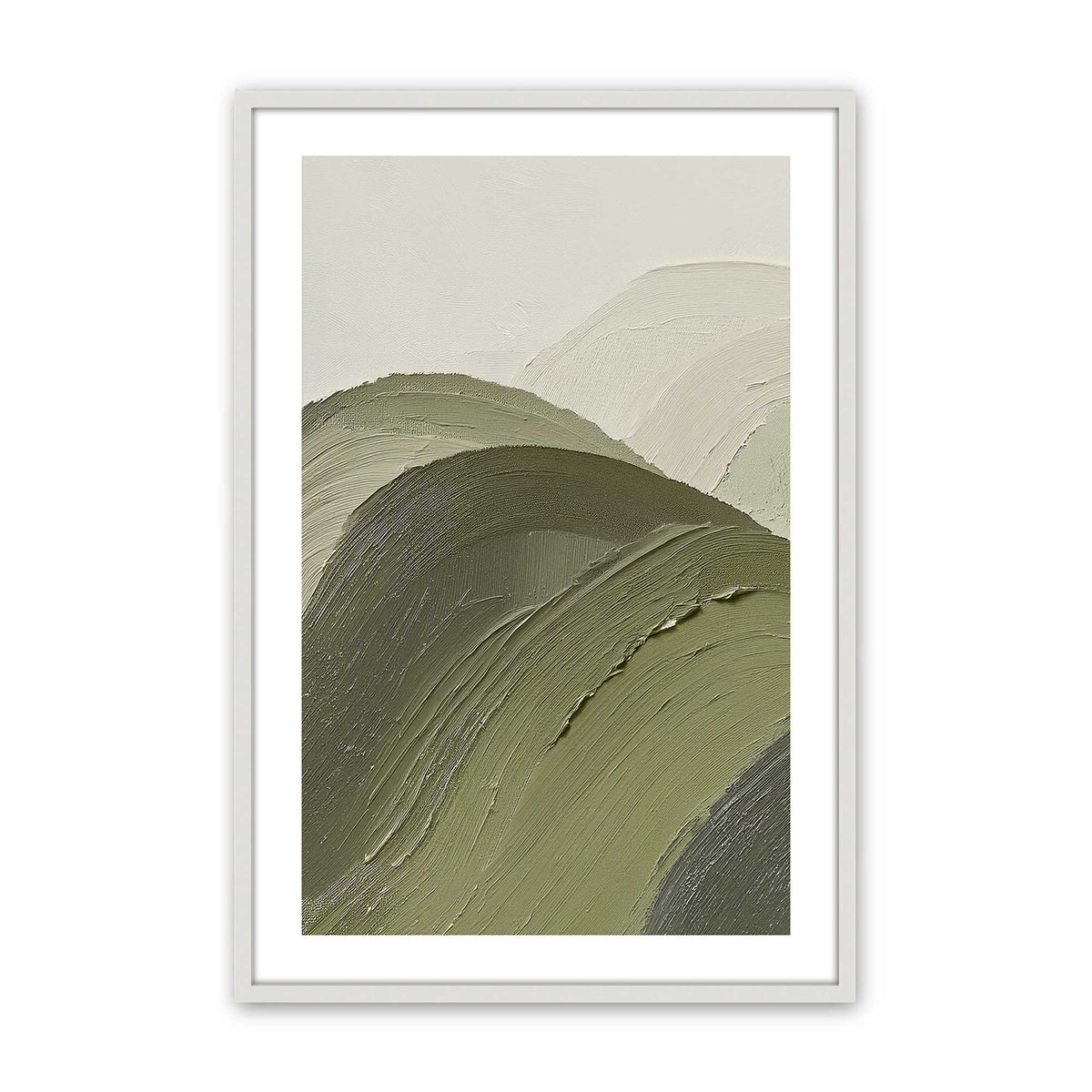 [Color:Opaque White], Picture of art in an Opaque White frame