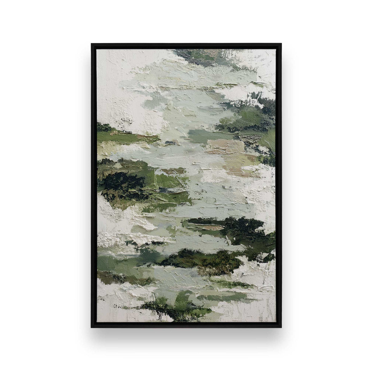 [Color:Satin Black], Picture of art in a Satin Black frame