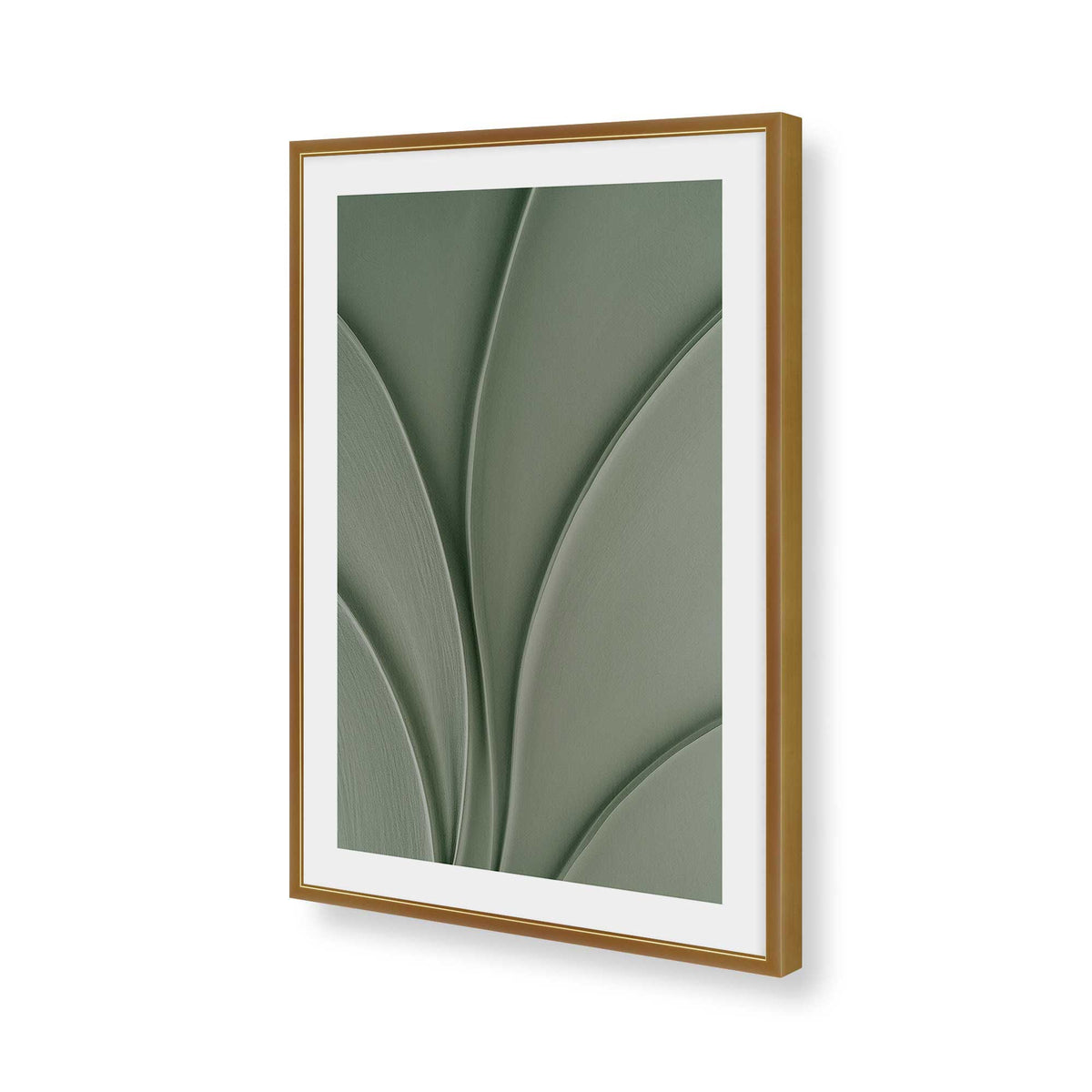 [Color:Polished Gold], Picture of art in a Polished Gold frame of the corner