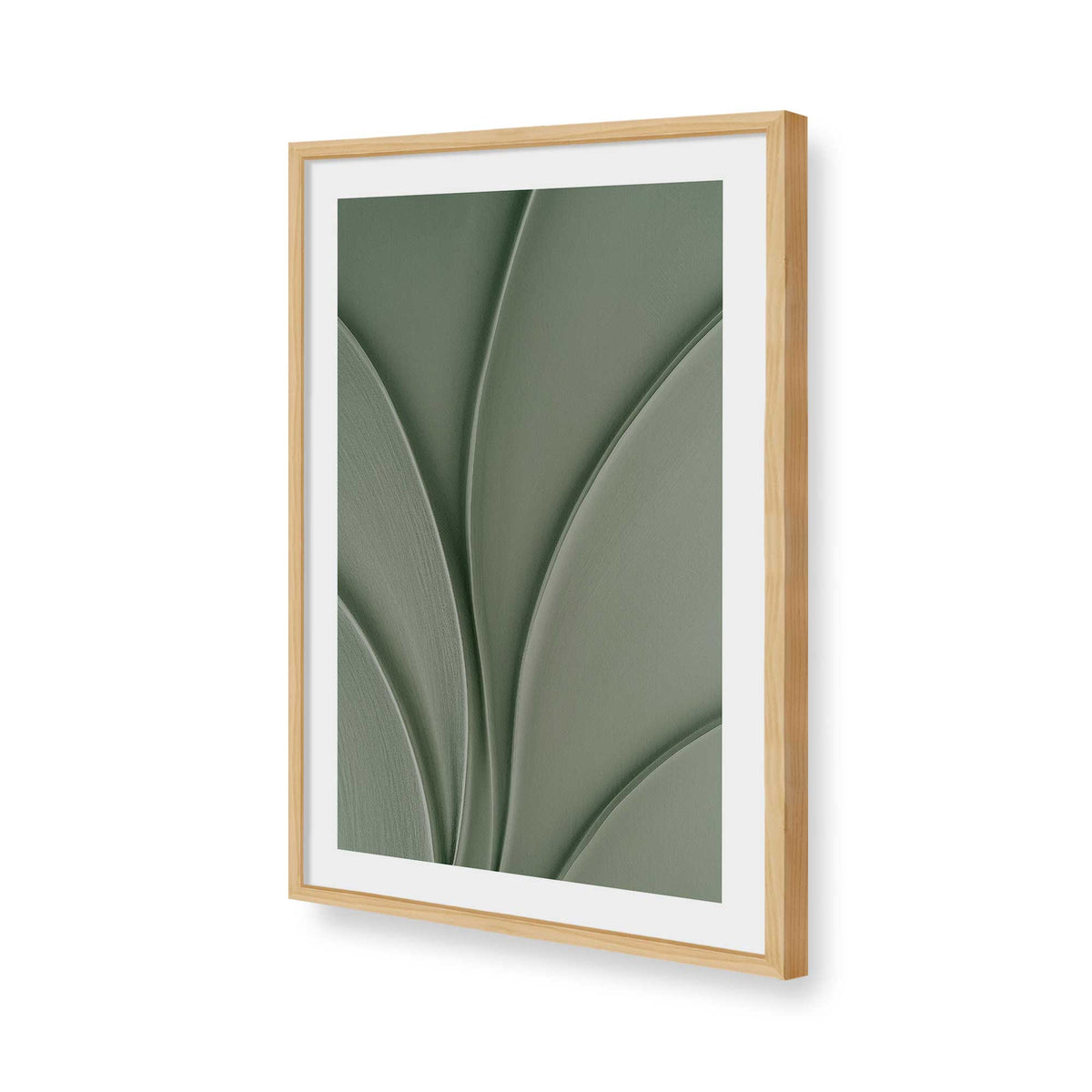 [Color:American Maple], Picture of art in a American Maple frame of the corner