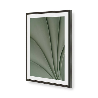 [Color:Satin Black], Picture of art in a Satin Black frame of the corner