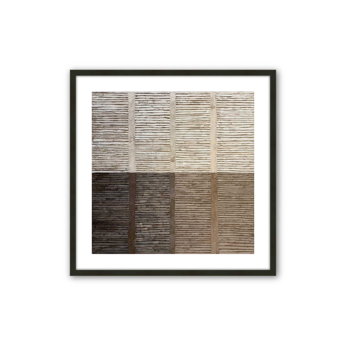 [Color:Satin Black], Picture of art in a Satin Black frame