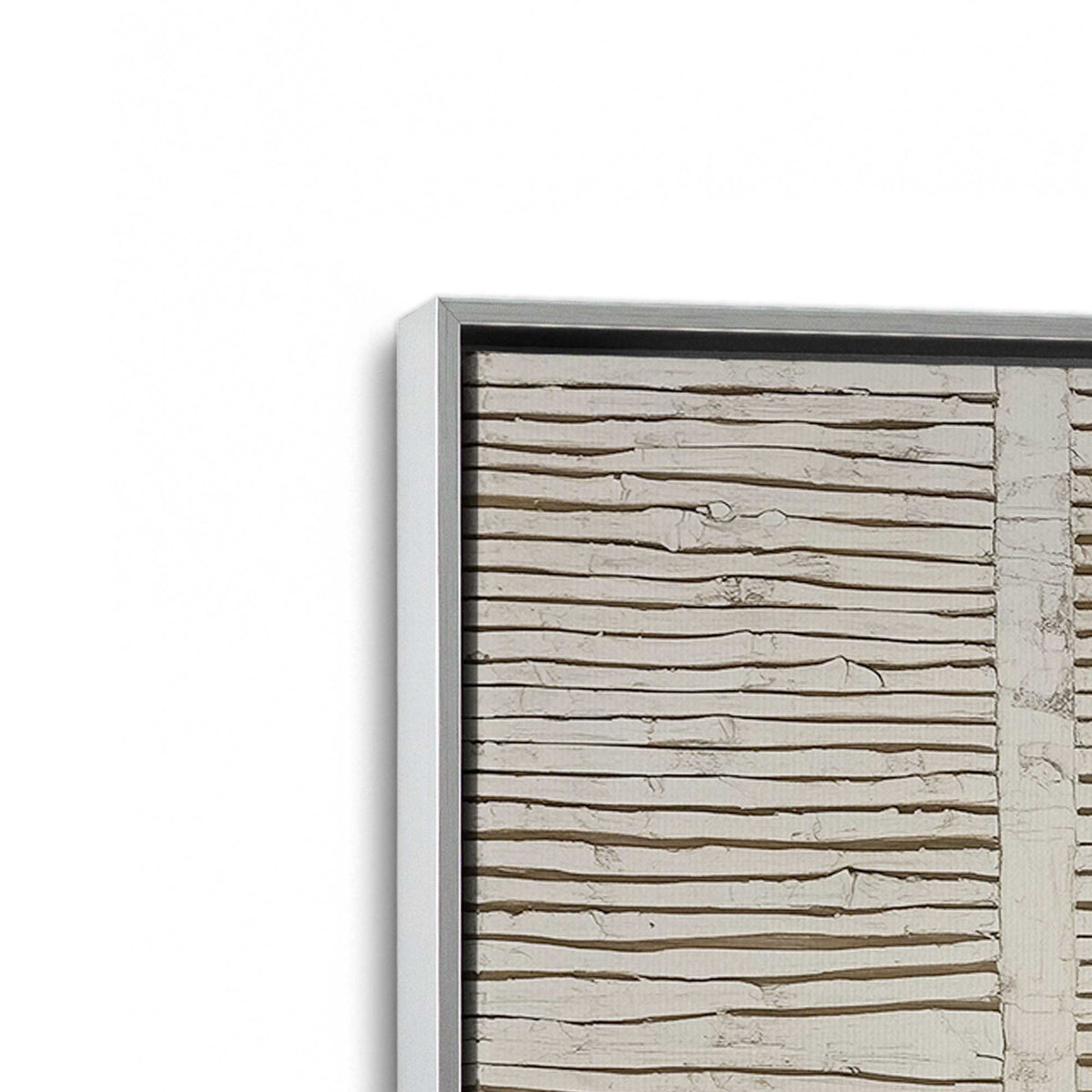 [Color:Polished Chrome], Picture of art in a Polished Chrome frame at an angle
