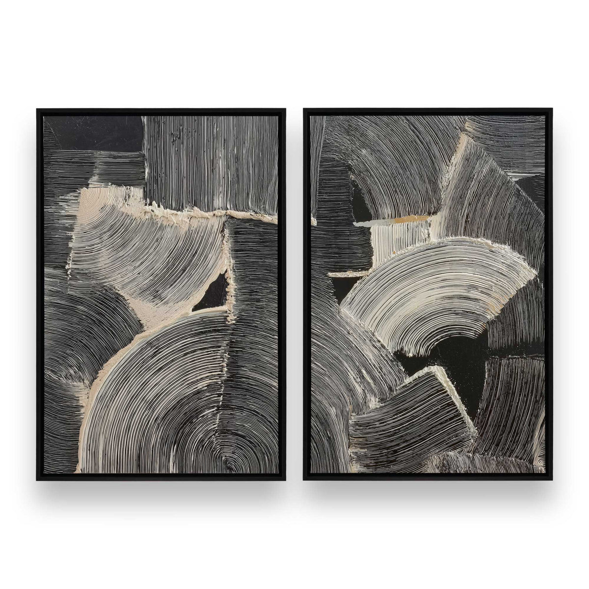 [Color:Satin Black], Picture of art in a Satin Black frame