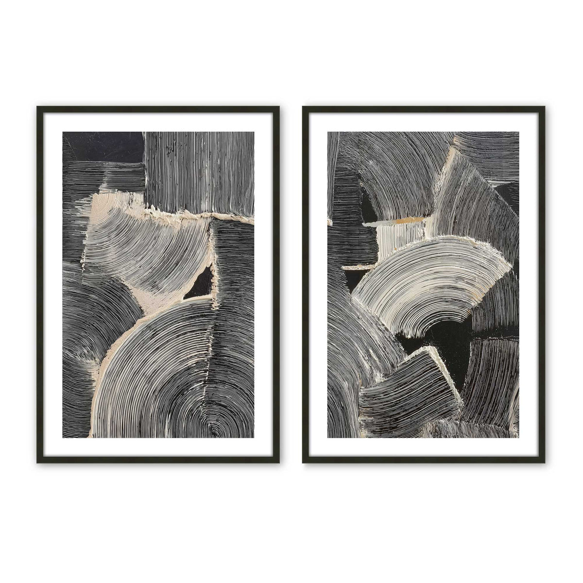 [Color:Satin Black], Picture of art in a Satin Black frame