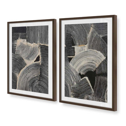 [Color:Belvinder Brown], Picture of art in a Belvinder Brown frame at an angle
