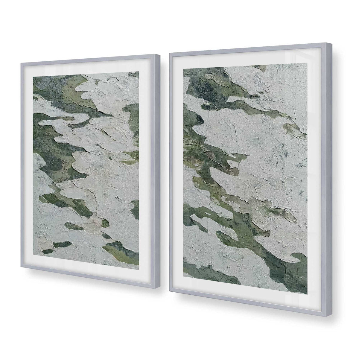 [Color:Polished Chrome], Picture of art in a Polished Chrome frame at an angle