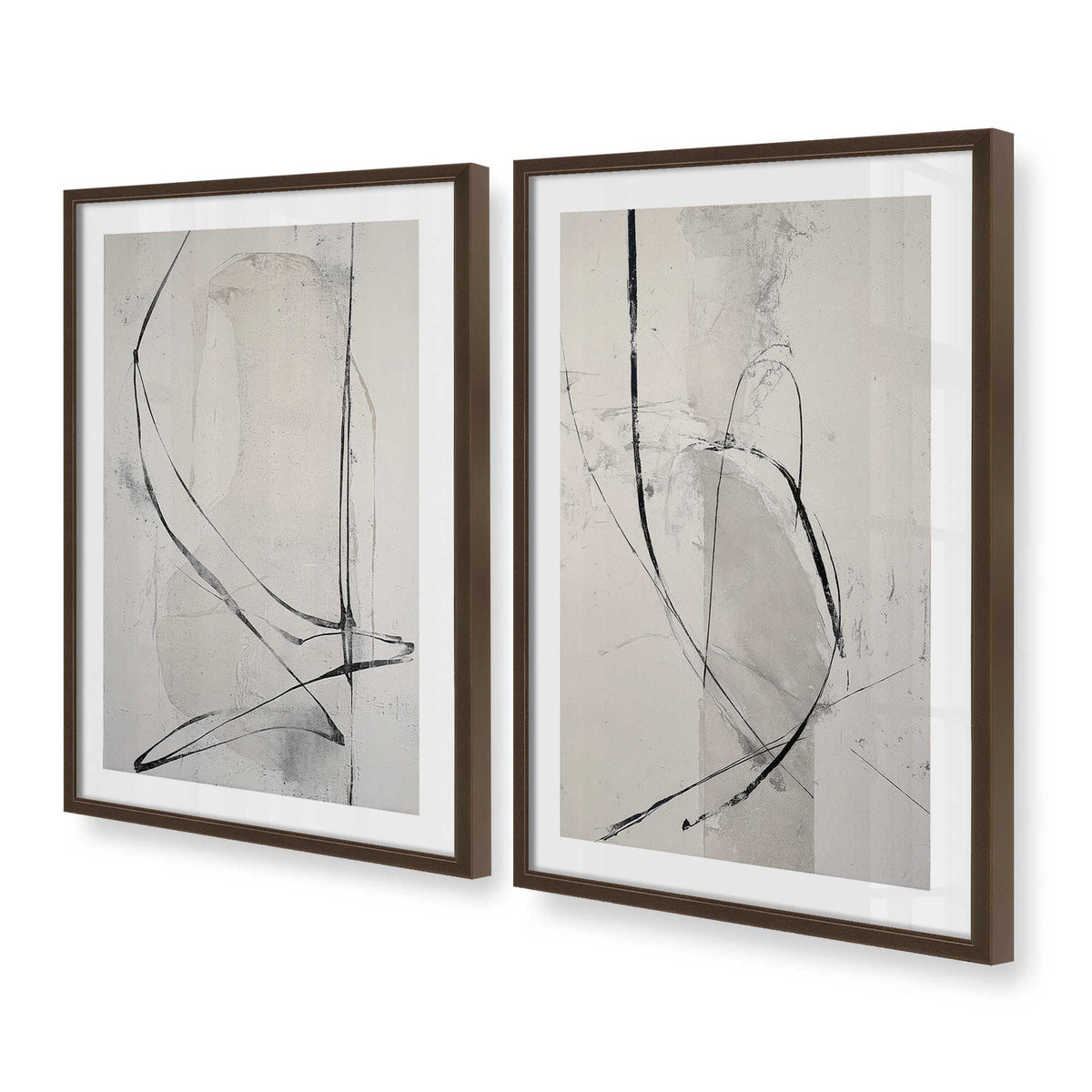 [Color:Belvinder Brown], Picture of art in a Belvinder Brown frame at an angle