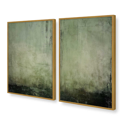 [Color:Polished Gold], Picture of art in a Polished Gold frame at an angle