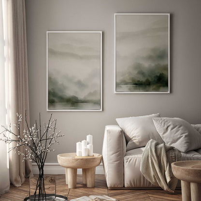 [Color:Opaque White], Picture of art in a White frame