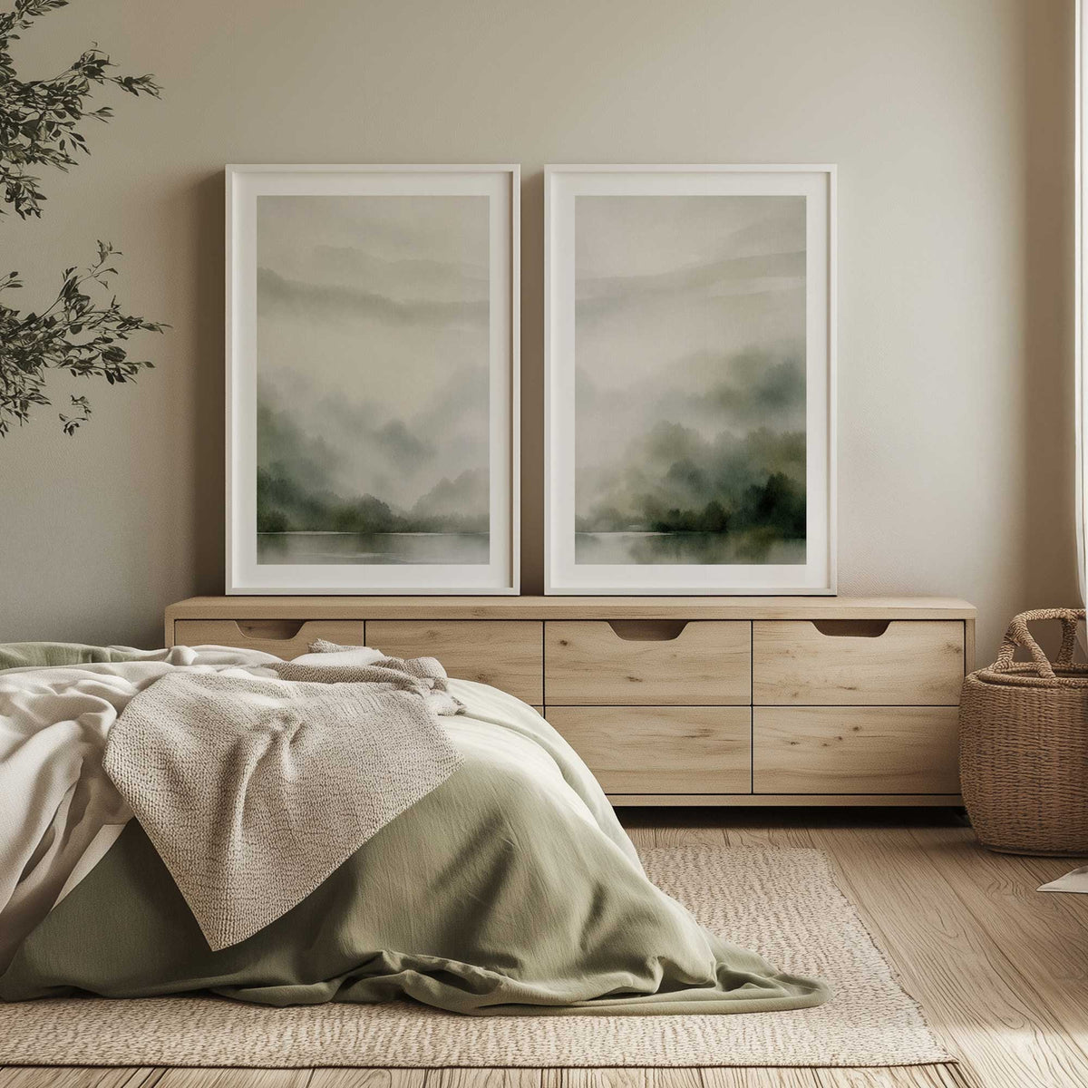 [Color:Walnut], Picture of art in a Walnut frame