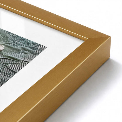 [Color:Polished Gold], Picture of art in a Polished Gold frame of the corner
