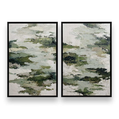 [Color:Satin Black], Picture of art in a Satin Black frame